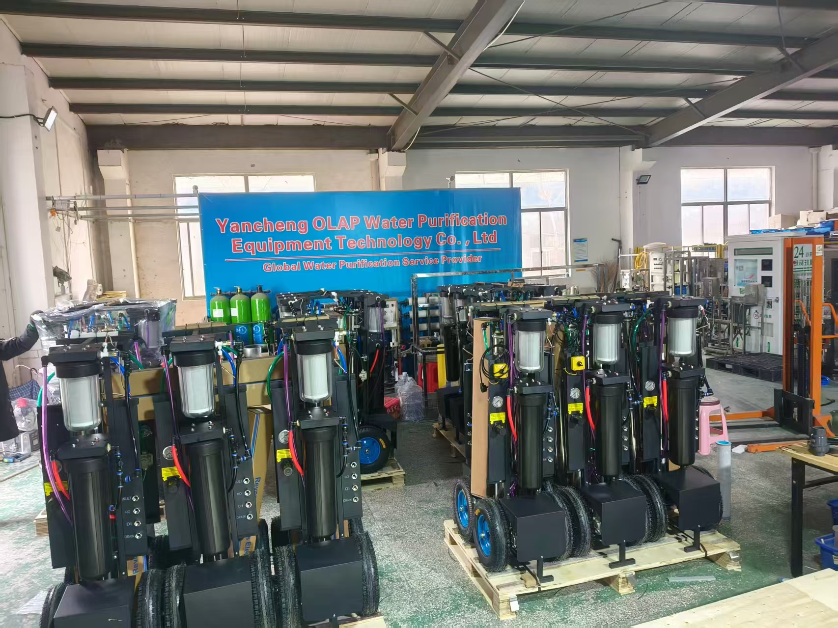 OLAP water purification equipment production