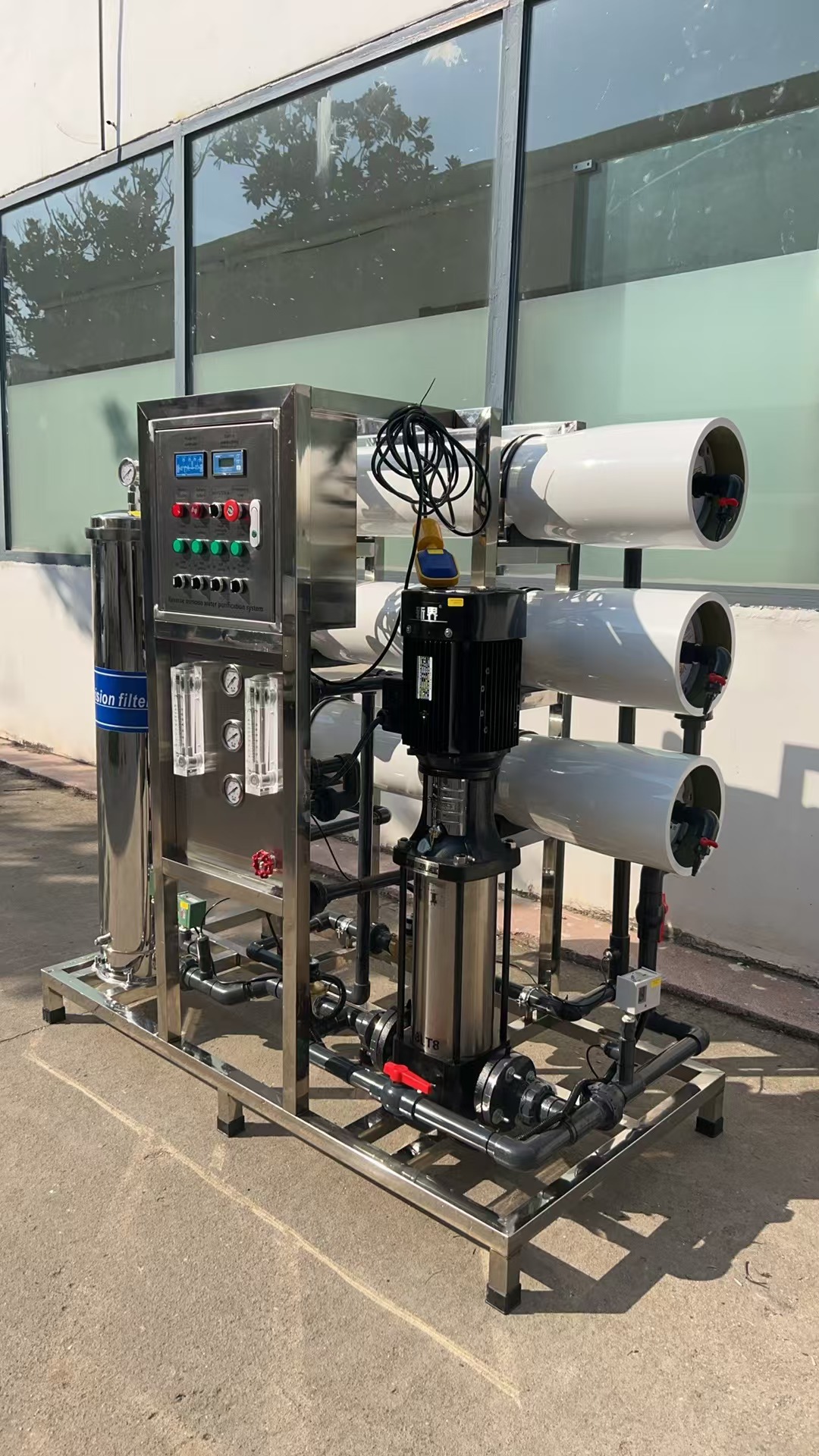 3000 LPH Main RO Unit - OLAP Water Treatment