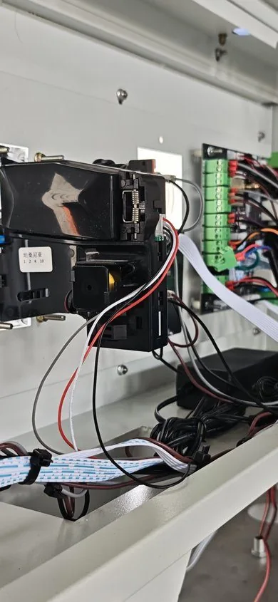 Control panel with RFID card reader, remote operation and emergency alarm
